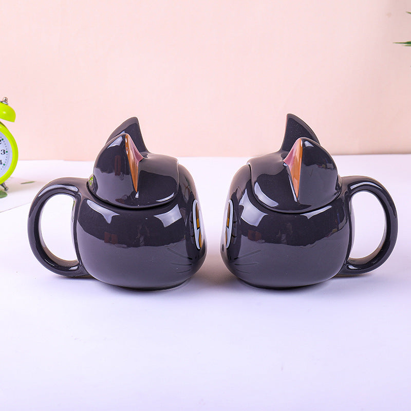 Adorable Cat Mug With Lid