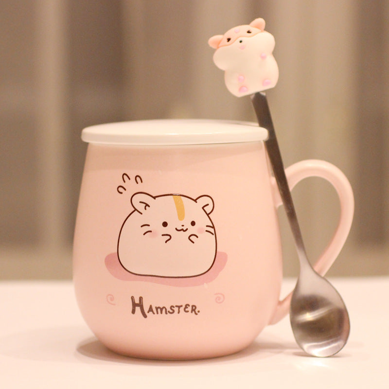 3 Pcs Cartoon Kitten Mug – Creative Ceramic Style