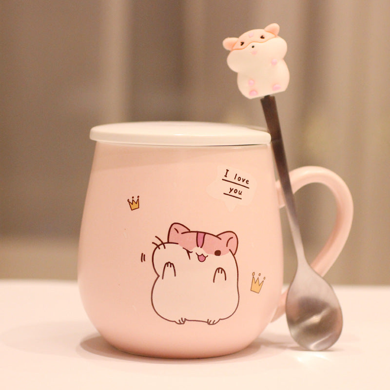 3 Pcs Cartoon Kitten Mug – Creative Ceramic Style
