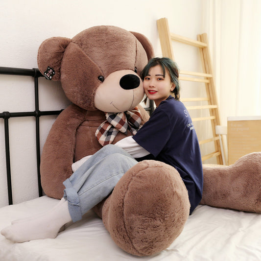 Giant Plush Teddy Bear with Bow Tie – Ultra Soft Cuddly Toy